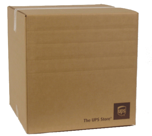 16x16x16 200lb UPS BRANDED Cube Box Multi-Depth.